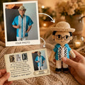 Personalized Crochet Doll with Photo Card “Until We Meet Again”