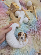 On the Moon | Personalized Crochet Pet Baby Mobile