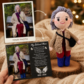 Personalized Crochet Doll with Photo Card “My Beloved Mom”
