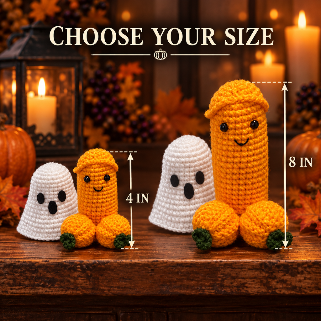 Crochet Naughty Peek-a-Boo Pumpkin | Halloween Edition