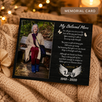 Personalized Crochet Doll with Photo Card “My Beloved Mom”