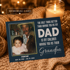 Personalized Crochet Doll with Photo Card “My Children Having You AS Their Grandpa”