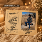 Personalized Crochet Doll with Photo Card “May God Hold You In The Palm Of His Hand”