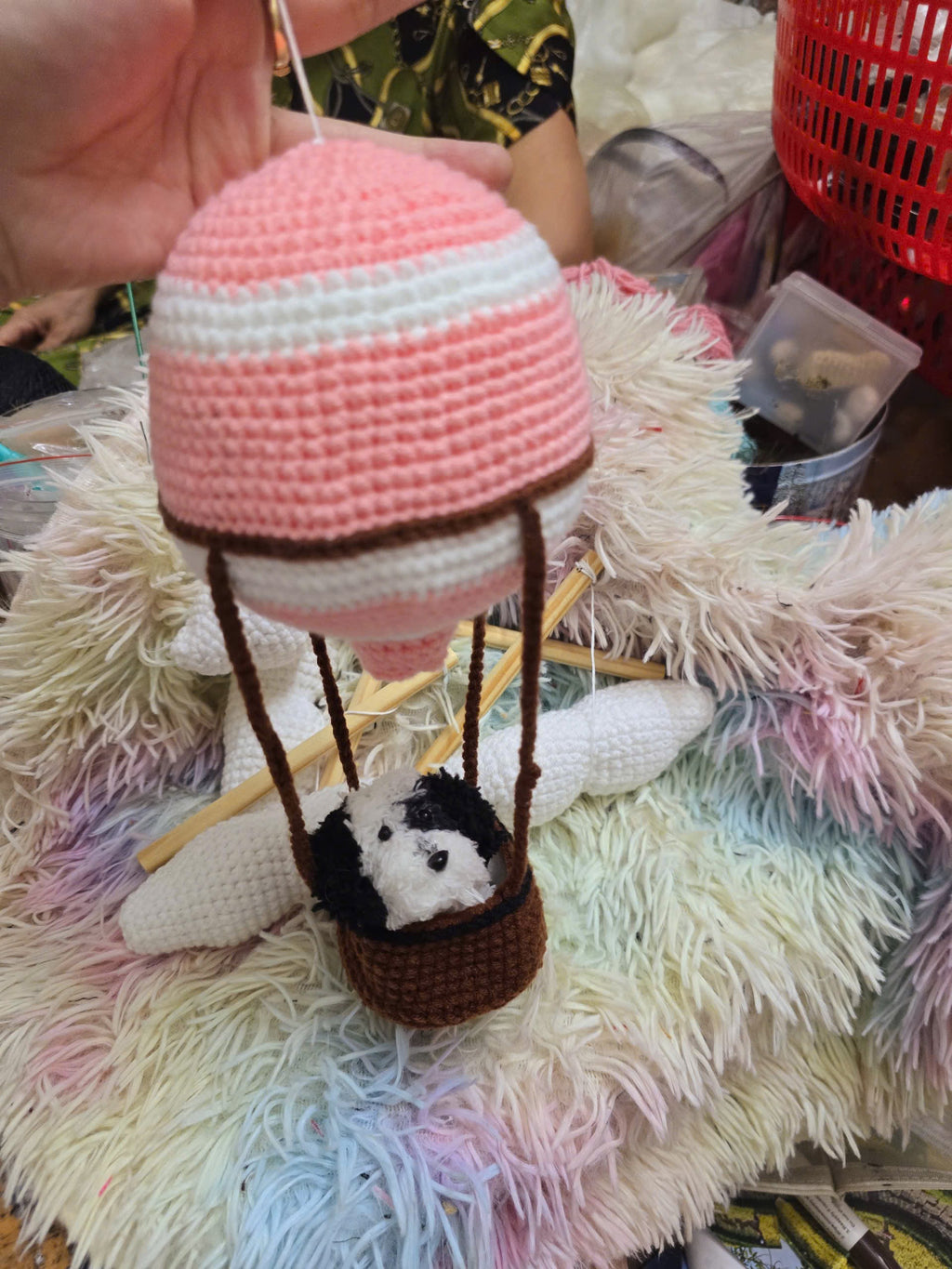 Pet Balloon | Personalized Crochet Pet Baby Mobile