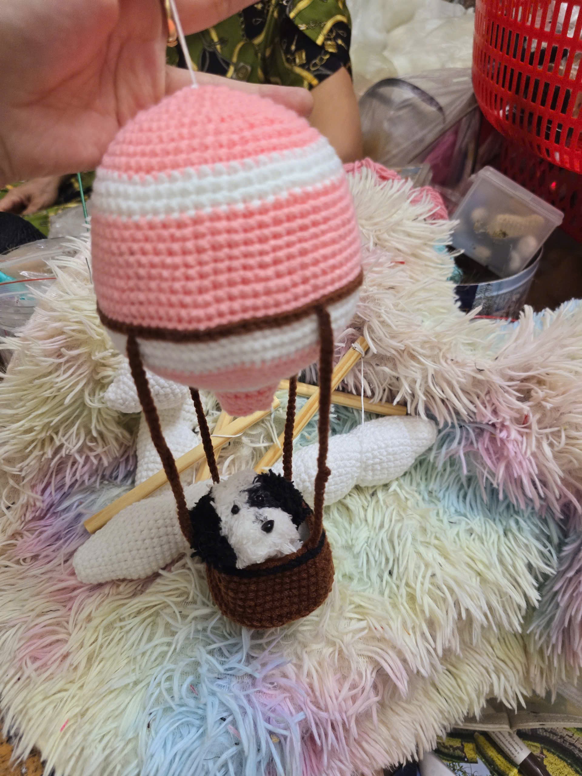 Pet Balloon | Personalized Crochet Pet Baby Mobile