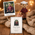 Personalized Crochet Doll with Photo Card “In Loving Memory” - V1