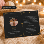 Personalized Crochet Doll for Pet with Photo Card “In Loving Memory”