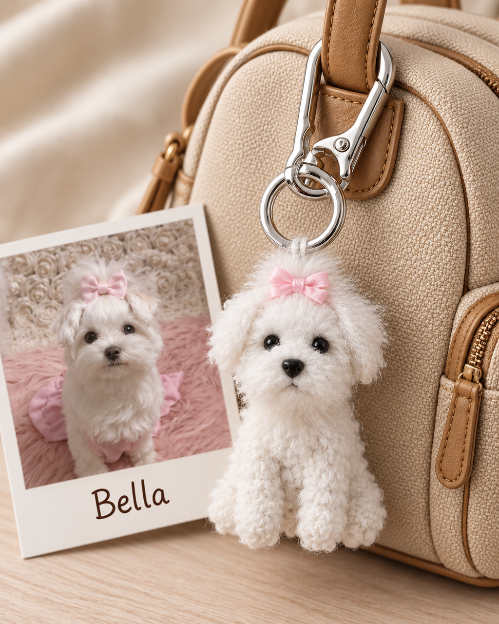 Pet Mini-Me | Personalized Crochet Bag Charm