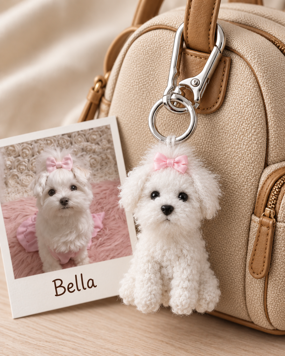 Pet Mini-Me | Personalized Crochet Bag Charm