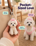 Pet Mini-Me | Personalized Crochet Bag Charm