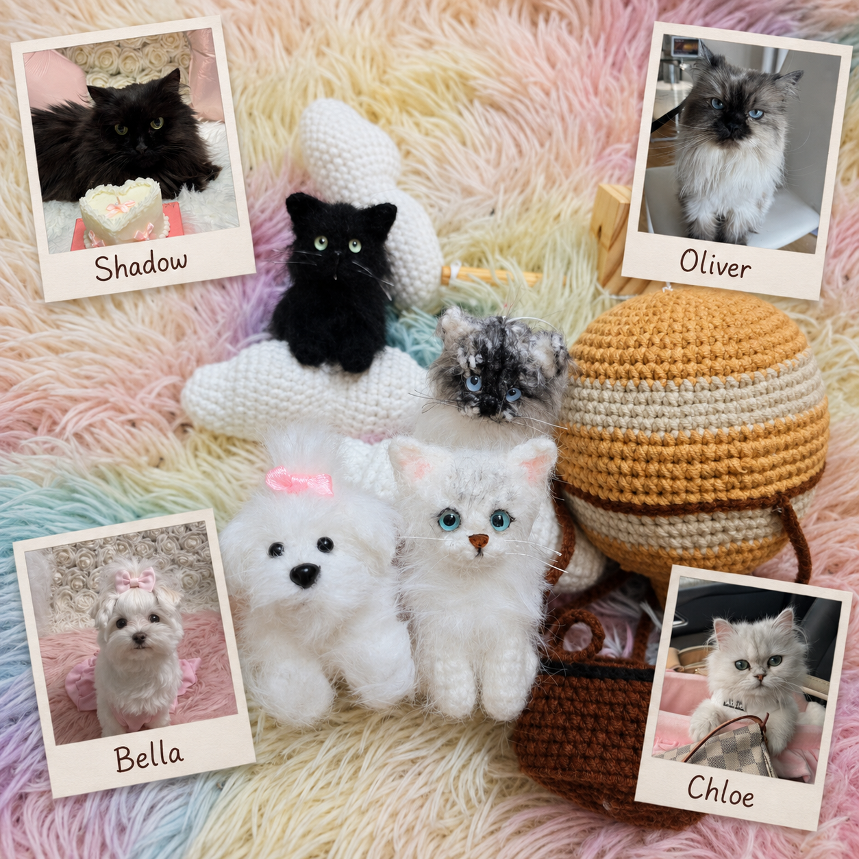 Pet Balloon | Personalized Crochet Pet Baby Mobile