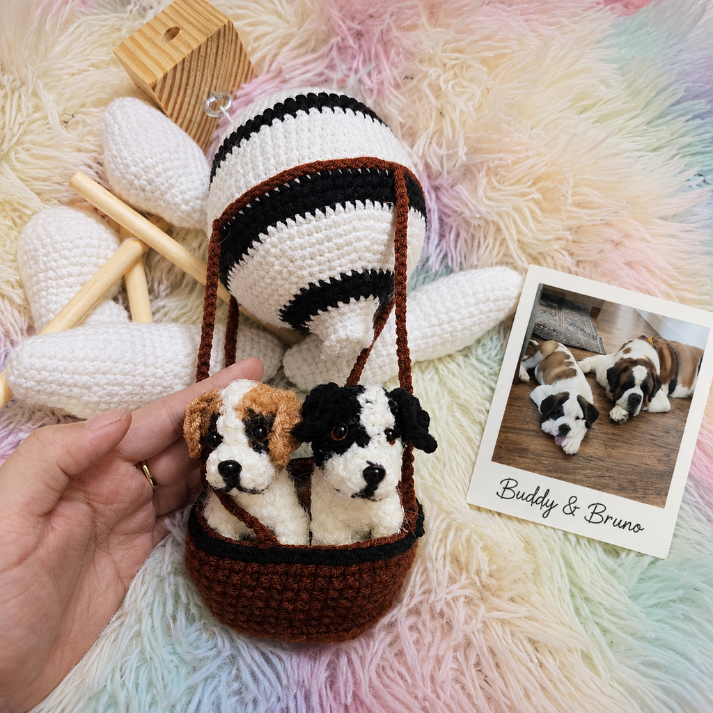 Pet Balloon | Personalized Crochet Pet Baby Mobile